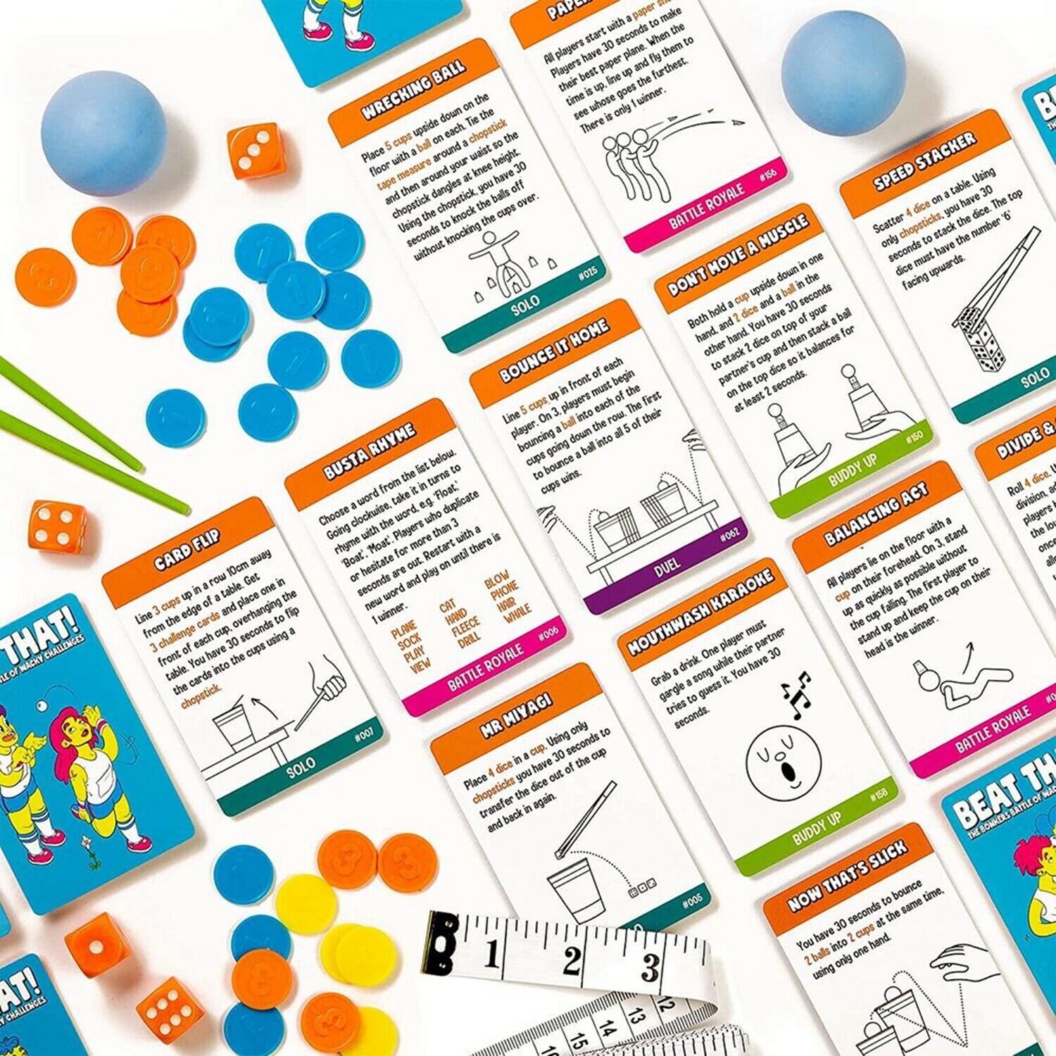 Beat That! Tabletop 2 - 8 Players Board Game Beat That! Tabletop 2 - 8 Players Board Game